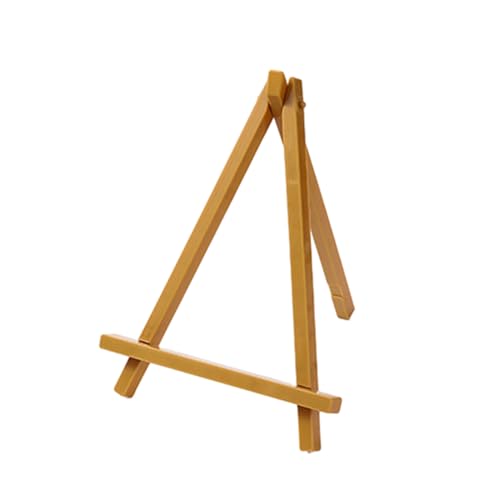 ポータブルフレーム折りたたみ式卓上イーゼルスタンド10個。アーティスト向け三角形ウェディングテーブルカードスタンド。