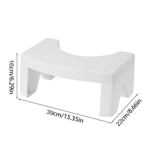 Image of Stepstools Toilet Foot Step Stool Non Slip Removable Heavy Duty Portable Toilet Riser with Non Skid Base for Bathroom and Kitchen Step Stool