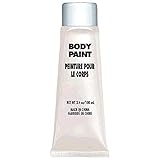 Amscan 39007608 Non Toxic Cream Based Full Body Paint, 34 Oz, White
