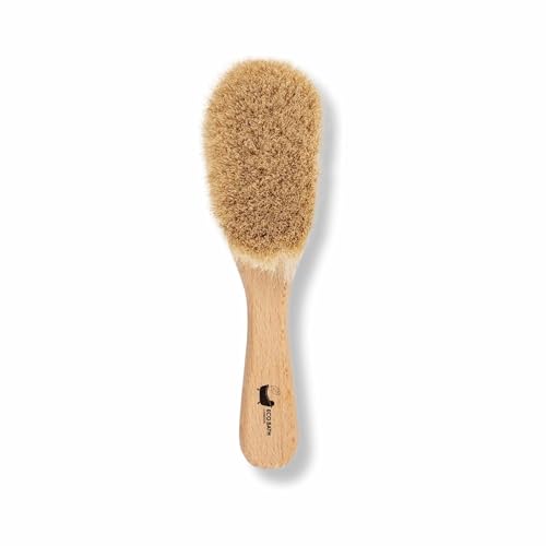 Eco Bath London Baby Brush with Goat Hair - Ultra Soft Baby Bath Brush for Newborns, 100% Natural Baby Brush