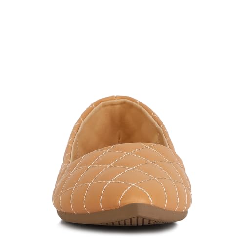 Rikhani Quilted Detail Ballet Flats4