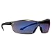 Produktbild NORTH Schutzbrille TACTILE klar, grau, blau verspiegelt Nylon und PVC-Materialmix nur 22g - schweisser-king.de: - Arbeitsschutzbrille, Arbeitsbrille, Farbe:blau verspiegelt