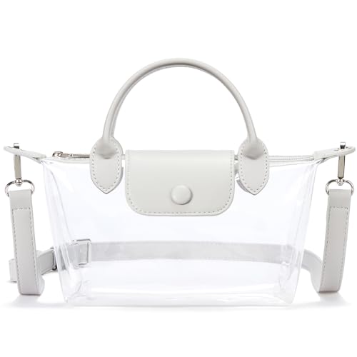 Image of BOSTANTEN Clear Bag for Stadium Approved Crossbody Purse Handbags for Concerts Sports Events