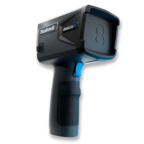 Bushnell MACH2 Smart Radar Gun for Baseball & Softball Pitch and Exit Velocity Speed Gun with +/- 1 MPH Accuracy Dual Speed Display 14 Hour Battery & App Connectivity