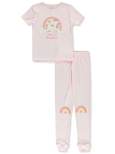 Rene Rofe Girls' 2-Piece Rainbow Pajamas Set