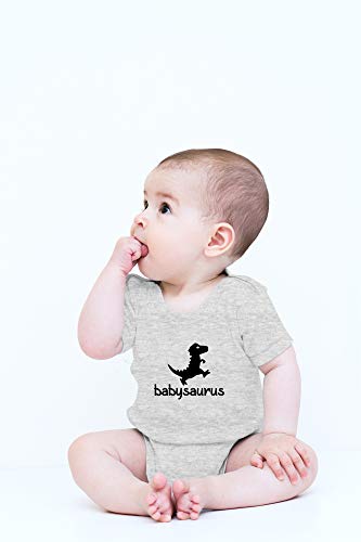 Crazy Bros Tees Babysaurus Baby Bodysuit - Adorable Infant Boy Girl Romper Clothing Newborn Unisex Clothes2
