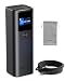 AsperX Laptop Powerbank,Power Bank 27600mAh,PD3.1 2X 140W USB-C Ports Schnellladung,Tragbar Alulegierung Externe Handyakkus mit TFT Dispaly, Akkupack für iPhone17/16/15, Galaxy, MacBook