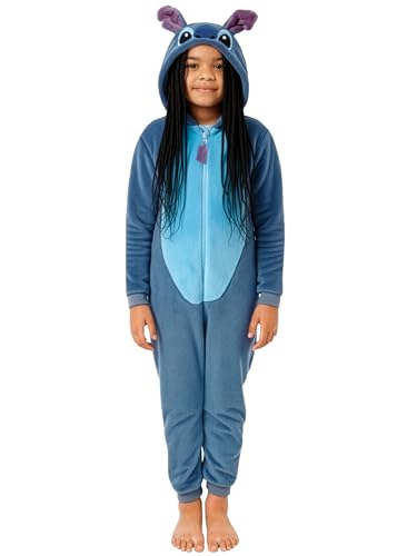 Disney Stitch Combinaison | Lilo et Stitch Barboteuse pour Fille | Pyjama Fille | Bleu 7-8 Ans