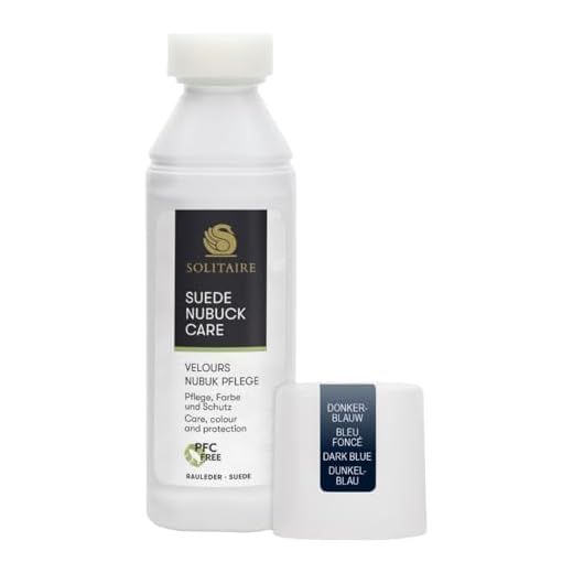 Solitaire 75 ML in Dunkelblau zur Pflege Imprägnierung für Velours, Nubuk-und Wildleder, Produit de Soin de Chaussure Mixte