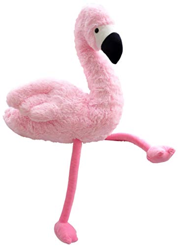 Wagner 9088 - Riesen Plüschtier XXL Plüsch Flamingo - 92 cm Gross in rosa-pink Kuscheltier Vogel
