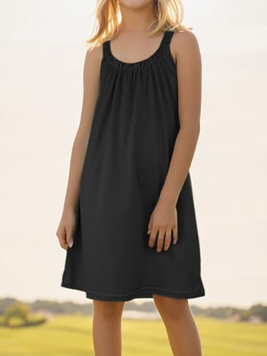 Girl's Beach Swim Cover Up Summer Sleeveless Tank Halter Dresses3
