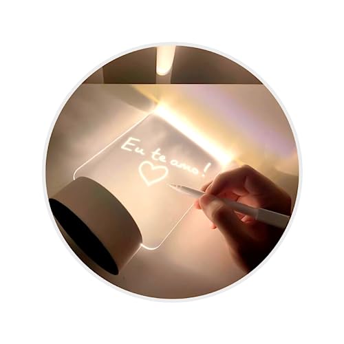 Luminária de Mesa 3D LED Criativa Escrever + Caneta