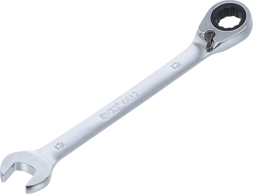 BGS 6612 | Llave combinada con carraca | reversible | 12 mm
