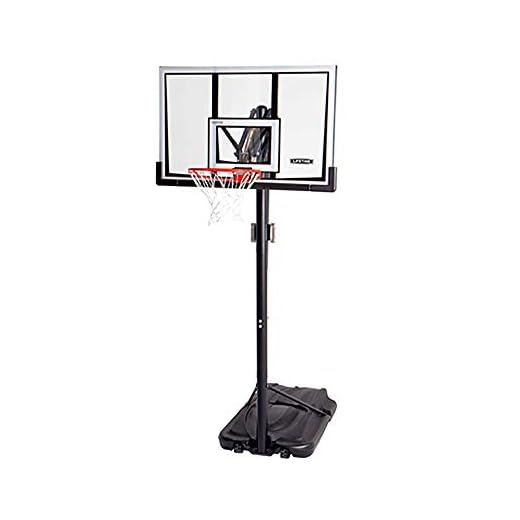 Lifetime 90061 Portable Basketball System, 52 Inch Shatterproof Backboard,Black