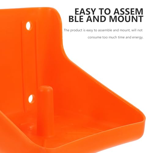 Support à blocs de sel pour moutons râtelier robuste bétail extérieur lot de 2