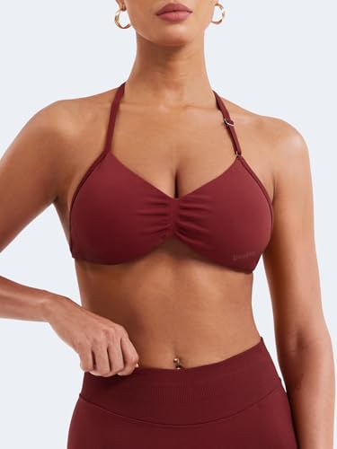 Image of VOYJOY Impact Strappy Bra Sports Bras for Women Basic Workout Gym Yoga Bra