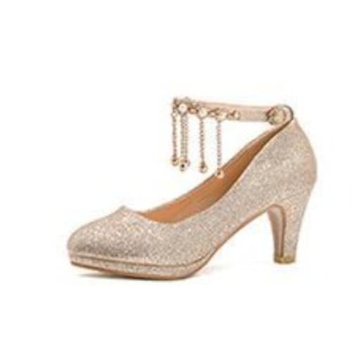 Chaussures mariage petit talon escarpins strass confortables pour danser