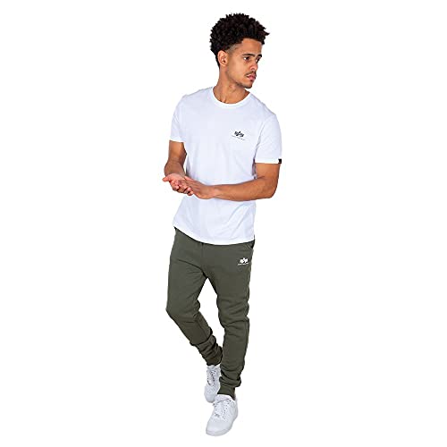 Alpha Industries Basic Jogger SL Jogginghose für Herren Dark Olive – Ansicht 4