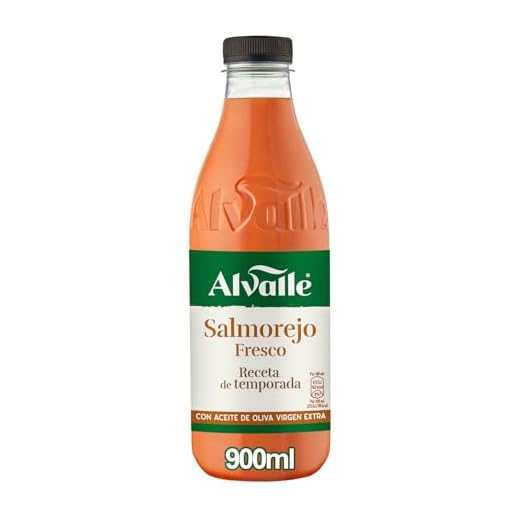 Alvalle Selección de Temporada Salmorejo con Tomate, Pera y Kumato, Botella 900 ml