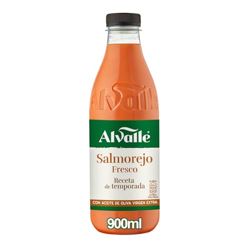 Alvalle Selección de Temporada Salmorejo con Tomate, Pera y Kumato, Botella 900 ml