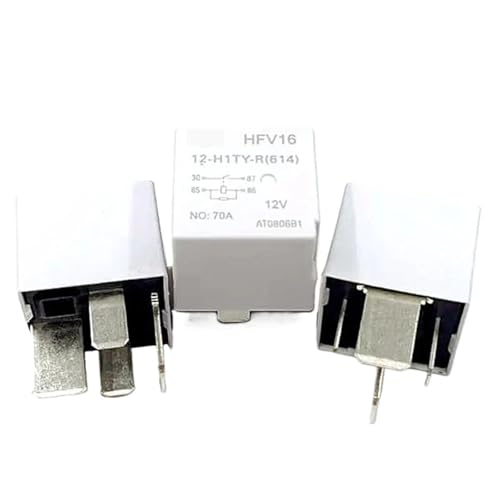 Relais HFV16-12-H1TY-R 12V CC 70A robuste pour composants automobile