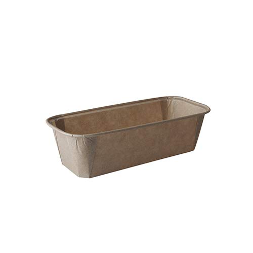 PAPSTAR 200 Backformen Pure eckig 523 ml 5 cm x 8,5 cm x 18,8 cm braun