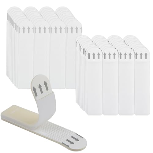 72 Stück (36 Paar) Selbstklebende Posterleisten & Bilderhaken für Bilder Aufhängen ohne Bohren: Extra Starke, Rückstandslose Bildaufhänger für Poster, Rahmen und Schwere Bilder an Wänden