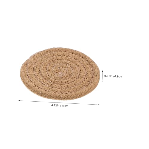 Dessous de verre absorbant avec support COLLBATH et sets de table tressés à la main