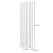 Imagen de Radiador De Columna Ovalada 1800mm x 600mm Vertical