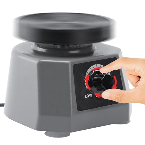 4 Inch Lab Vibrator, Round Oscillator Gypsum, for Resin Casting, 100W, 110V
