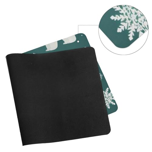 Mouse Pad Protector Polar Bear Navidad 30x60 cm Blanco miniatura 7