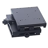 RENDIMIENTO ESTABLE: la mesa deslizante de los ejes XY tiene una estructura estable, un rendimiento excelente y una larga vida útil