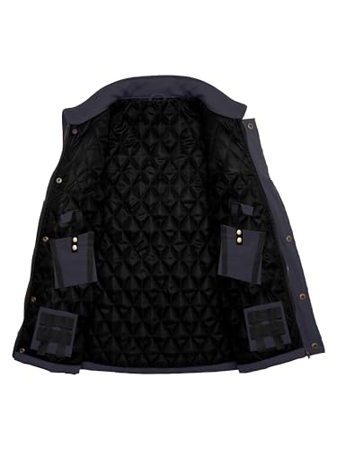 Image of URBAN BUCK Concealed Carry Jacket Men Insulated Heavy-Duty Tactical Sherpa Stealth Jacket with Pockets