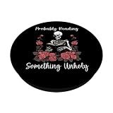 Smutty Book Smutt Probably Reading Something Unholy Romance PopSockets Adhesive PopGrip