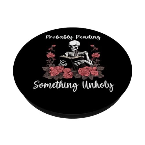 Smutty Book Smutt Probably Reading Something Unholy Romance PopSockets Adhesive PopGrip