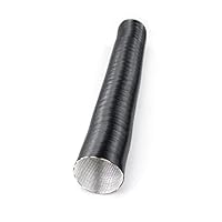 jfqm 25mm 42mm 60mm 75mm Diameter 100-500cm Lengte Air Diesel Standkachel Duct pijp Buis Slang Fit for Webasto Eberspacher Uitschuifbare (Color : 25mm Length 60cm