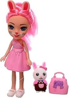 عروسة مع اكسسوارات للبنات طراز 1106013، متعددة الألوان