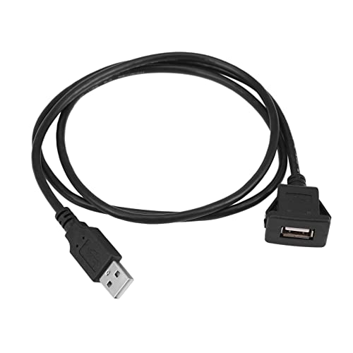 Cable extensión USB para tablero de coche ideal para conectar tu móvil durante el viaje 5X 4