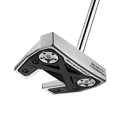 TITLEIST 2022 Phantom X 5S Scotty Cameron Putter [Catalog Genuine Shaft Mounted Model] Length: 34 inches Model Number: 742RC34J Right Handed Silver