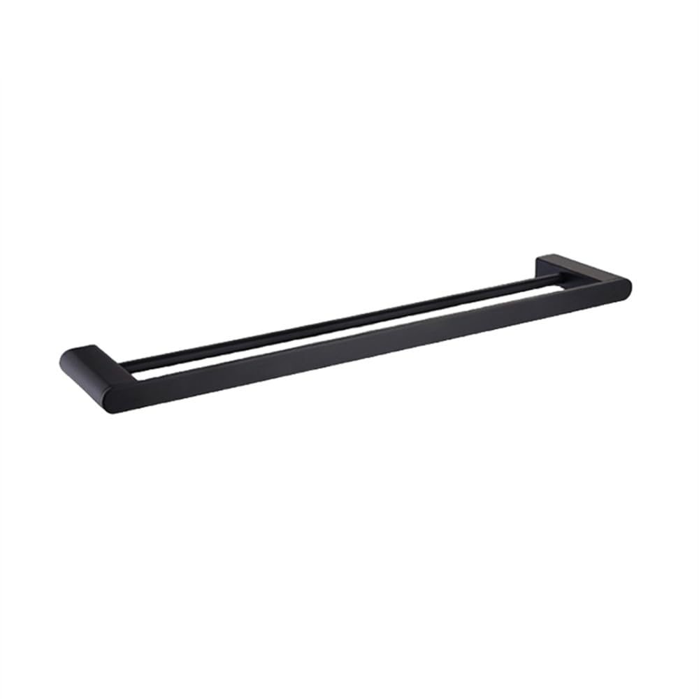 Accessoires de salle de bain noirs antirouille pour stopper le désordre des serviettes au sol
