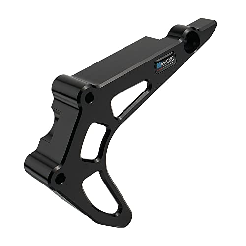 Nicecnc Black Sprocket Cover Case Saver Chain Guard Compatible With Ktm 690 Enduro R/Smc R 2009-2022,Husqvarna 701 Enduro/Supermoto 2016-2022,Gasgas 700 Sm/Es 2022-2023,See Fitment! #TOP7