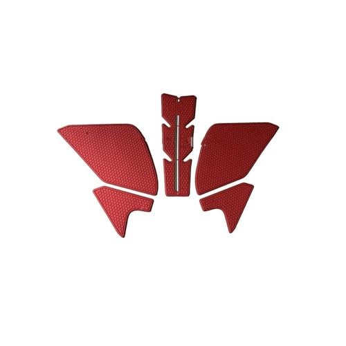 Pads de traction réservoir Monster 950 : grip antidérapant latéral rouge