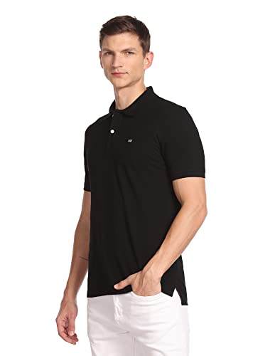 Arrow-Sports-Mens-Solid-Regular-Fit-T-Shirt-ASCTTS3541Black-XL
