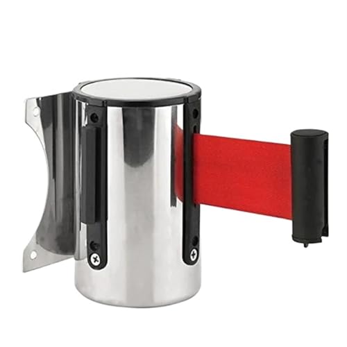 Barrière de ceinture murale en acier inoxydable pour sécuriser les zones de caisse