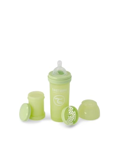 Twistshake Anti-Kolik-Babyflasche mit Milchpulverbehälter und Mixer -...