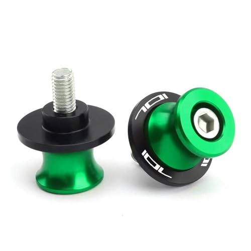 Motorrad Montageständer Bobbins Für Husqvarna Svartpilen 701 Vitpilen 701 Motorradschwingen-Gleiter Ständerschrauben Ständeraufnahme(Grün)
