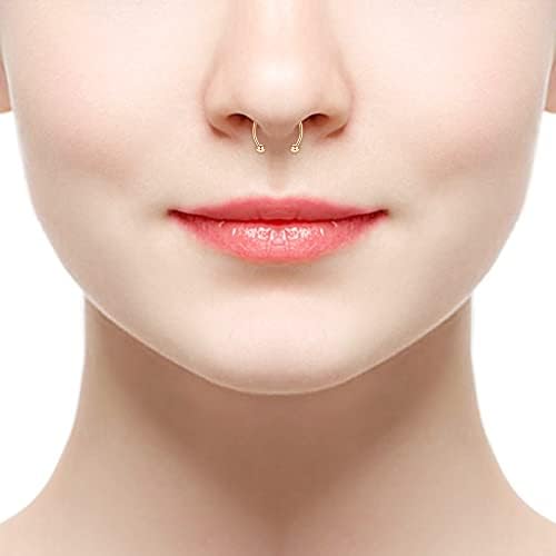 Fake Nose Piercing Rng Faux Septum Rng Fake Percng Clp On
