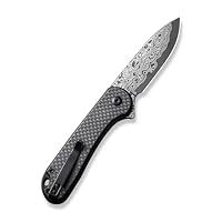 CIVIVI Elementum II Klappmesser Taschenmesser mit 7,51 cm Damastklinge – Ansicht 2