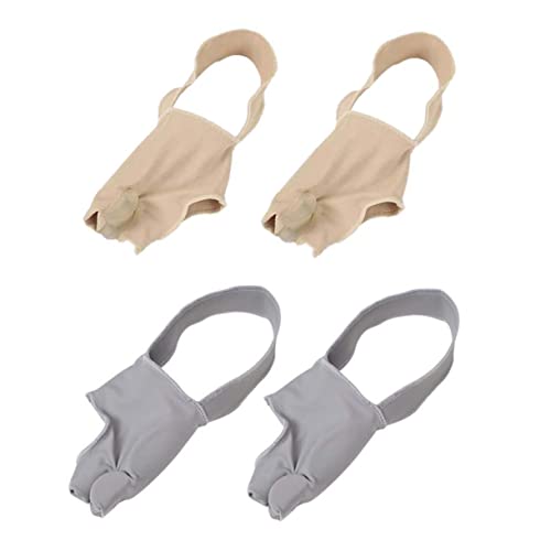 GOOHOCHY 2 Pairs Toe Isolation Separators Hallux Toe Socks Comfortable Foot Protector Covers for Men/Women
