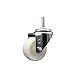 Nylon Swivel Threaded Stem Caster w/3" x 1.25" White Wheel and 5/8" Stem - 300 lbs Capacity/Caster - Service Caster Brand